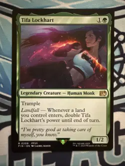 Tifa Lockhart #206 - MTG Final Fantasy - NM - Image 1