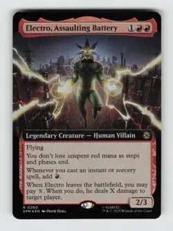 Electro, Assaulting Battery (Extended Art)*Foil* SPM 260 NM - Image 1