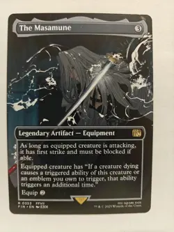 MTG FIN-0353 The Masamune (Borderless) - FINAL FANTASY Rare - Image 1