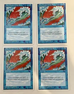 4th Edition MTG Playset Blue Elemental Blast Magic - Image 1