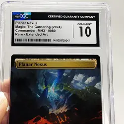 MTG - Commander: MH3 - Planar Nexus - Extended Art - Graded CGC 10 - Image 3