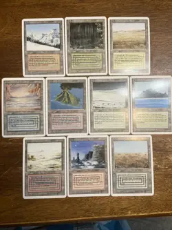 MTG Sticker CEDH Revised Dual Land Set of 10 Display Set - Image 1