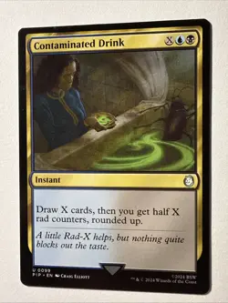 Contaminated Drink - Fallout PIP - Uncommon - MTG Magic NM - Image 1