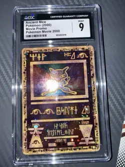 CGC 9 Mint Ancient Mew Pokemon Movie 2000 Pokemon Movie Promo - Image 1
