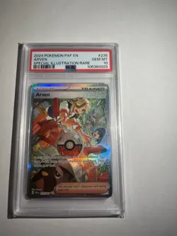 Pokemon Arven 235/091 SV: Paldean Fates Special Illustration Rare Holo PSA 10 - Image 1