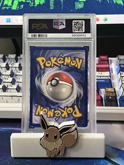 Pokemon TCG English Vintage Graded 1999 Jungle 1st Edition Eevee PSA 5 51/64 - Image 3