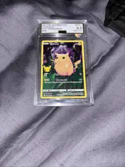 2021 Pokemon Pikachu 005/025 Celebrations Full Art AGS 9.5 Gold label Mint + - Image 1