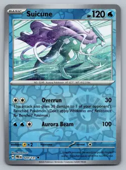 Pokemon TCG Prismatic Evolutions Reverse Holo Suicune 024/131 Uncommon - Image 1