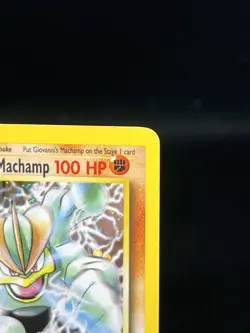 Pokemon TCG Giovanni’s Machamp 6/132 Gym Challenge Holo Rare DMG - Image 3