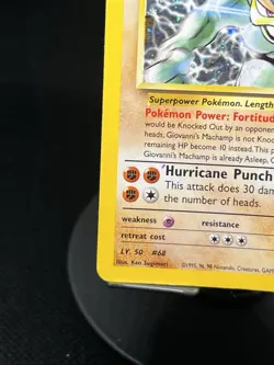 Pokemon TCG Giovanni’s Machamp 6/132 Gym Challenge Holo Rare DMG - Image 5