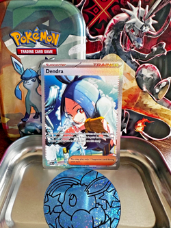 Pokemon TCG Dendra Trainer 266/193 Paldea Evolved Full Art - Image 1