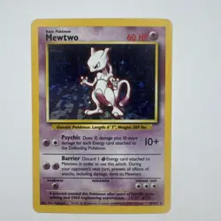 Mewtwo 10/102 Pokemon TCG 1999 Base Set Holo Unlimited Rare HP NM/LP 2 - Image 1