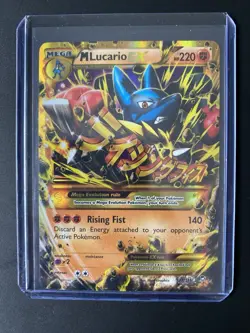 M Lucario EX 113/111 Secret Rare Pokemon CardXY Furious Fists Pokemon TCG - Image 1