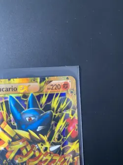 M Lucario EX 113/111 Secret Rare Pokemon CardXY Furious Fists Pokemon TCG - Image 4