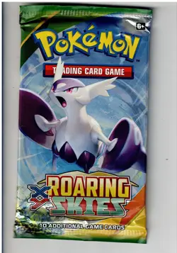 ROARING SKIES XY SET SEALED BOOSTER PACK LATIAS WITH TOP LOADER POKEMON VINTAGE - Image 1
