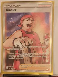 Kindler Full Art Trainer #170/172 Brilliant Stars Ultra Rare Pokemon Tcg - Image 1