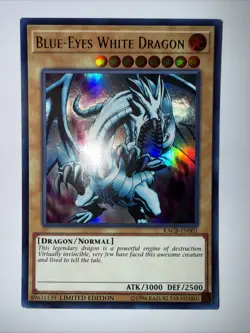 Yu-Gi-Oh Blue-Eyes White Dragon KACB-EN001 Ultra Rare Limited Edition NM - Image 1