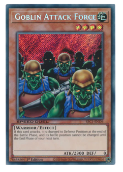 Goblin Attack Force (Secret Rare) SBC1-ENI06 Secret Rare YuGiOh - Image 1