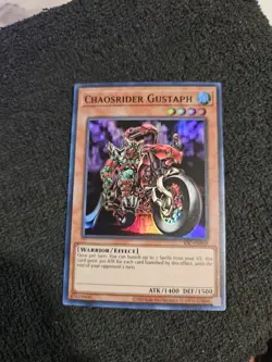 Chaosrider Gustaph - IOC-EN018 - NM - Super Rare - Unlimited - Yugioh - 25th - Image 1