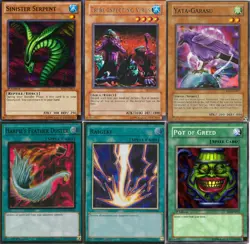 Yugioh Retro Pre Goat Control Format Deck - Yata Garasu Sinister Serpent Raigeki - Image 1
