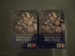 One Piece TCG: Double Pack Set 9 The Azure Sea's Seven - FACTORY SEALED! Lot-2 - Image 1