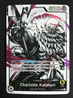 One Piece Charlotte Katakuri Op03-099 Alt Art Leader 🔥 - Image 1
