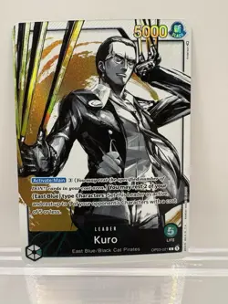 One Piece TCG Kuro OP03-021 Alt Art Leader Pillars Of Strength English NM - Image 1