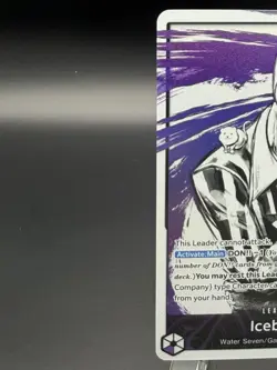 One Piece TCG Iceburg OP03-058 Alt Art Leader Pillars of Strength English NM - Image 3