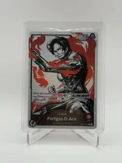 PORTGAS D ACE - One Piece OP03-001 - AAL Alt Art Leader - Pillars of Strength - Image 1