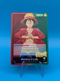 Monkey D. Luffy - OP01-003 Leader Post Errata - Demo Deck - One Piece English - Image 1