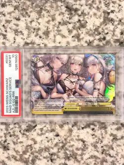 2023 Weiss Schwarz English Azur Lane Maid Squad Service E031 RRR PSA 10 Gem Mint - Image 3