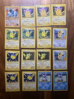pokemon tcg mixed 39 card lot Neo Base Set 1st Ed Gym Heroes PIKACHU - Image 4