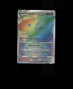 Fan-Art READ DESCRIPTION BELOW HOLO Dragonite Card Dragonite Pokemon Card p3 - Image 1
