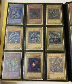 Yugioh Card Collection with Binder, Blue Eyes, Dark Magicians Various Rarities - Image 4