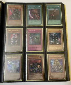Yugioh Card Collection with Binder, Blue Eyes, Dark Magicians Various Rarities - Image 5