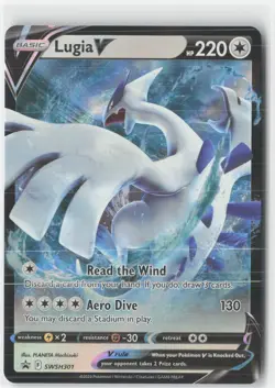 Lugia V Promo SWSH: Sword & Shield Promo Cards SWSH301 LP - Image 1