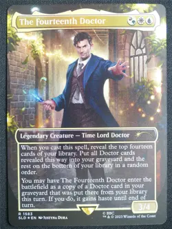 The Fourteenth Doctor Borderless Foil - SLD - Mtg Card #1YL - Image 1