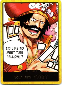 DON!! Card (Gol.D.Roger) (Gold) DON!! Carrying On His Will NM - Image 1