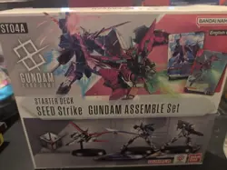 SEALED ENGLISH GUNDAM CARD GAME ASSEMBLE SEED STRIKE STARTER DECK SET ST04A New - Image 1