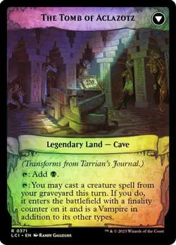 MTG TARRIAN'S JOURNAL EXTENDED ART FOIL The Lost Caverns of Ixalan NM - Image 2