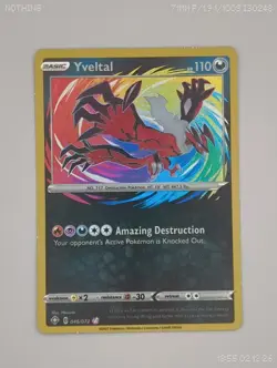 Yveltal 046/072 Amazing Rare Shining Fates Near Mint NM Pokemon TCG 2021 - Image 1