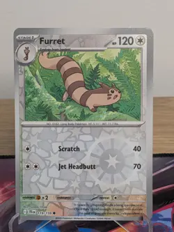 FURRET 119/159 COMMON JOURNEY TOGETHER POKEMON REVERSE HOLO NM - Image 1