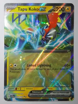 Tapu Koko EX 051 Journey Together Pokemon card - Image 1