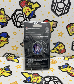 Mewtwo Pokemon Monthly Pins: Legendary Moments Pin (1 of 12) In Hand - Image 1