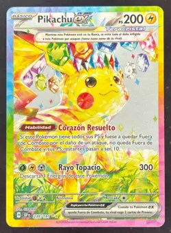 2024 Pokemon SV Surging Sparks - SSP EN #238/191 Pikachu Ex Spanish - Image 1