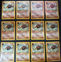 12 x 1st Edition Kabuto 50/62 Fossil Set Pokemon Card WOTC 1999 NM Kabuto King!! - Image 1