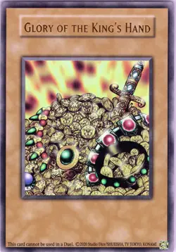Glory of the King's Hand Ultra Rare - Yu-Gi-Oh! TCG: Yugi's Legendary Decks (NM) - Image 1