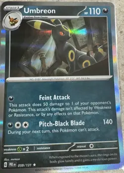 Pokemon PRISMATIC EVOLUTIONS Complete 9 Card Set NM Eevee Umbreon Sylveon Holo - Image 2