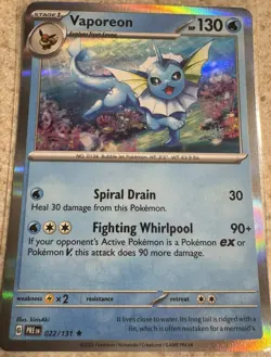 Pokemon PRISMATIC EVOLUTIONS Complete 9 Card Set NM Eevee Umbreon Sylveon Holo - Image 3