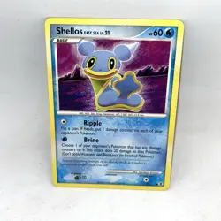 Pokemon Platinum Rising Rivals Single Card Common Shellos East Sea 79/111 - Image 1